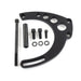 Top Street Performance JM9133BK Alternator 10SI Bracket; Aluminum BBC Mid-mount Long Water Pump; Black - Truck Part Superstore