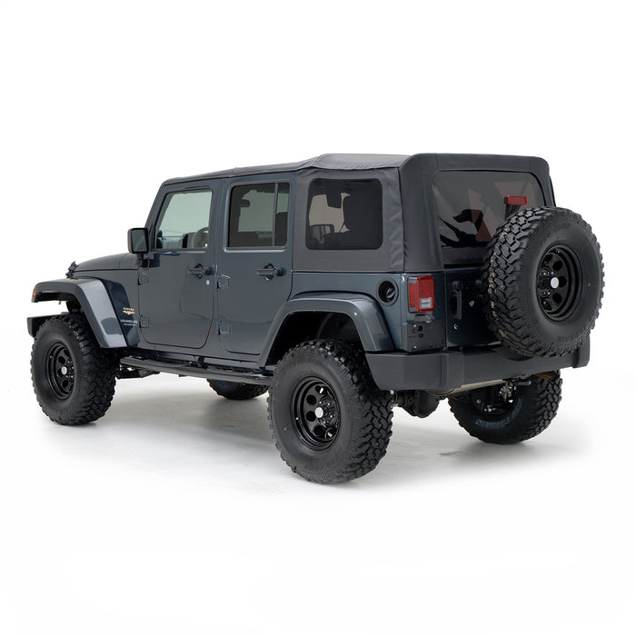 Smittybilt JN49-S4B Sure Steps 3 Inch Side Bar 07-18 Wrangler JK 4DR Gloss Black Smittybilt - Truck Part Superstore
