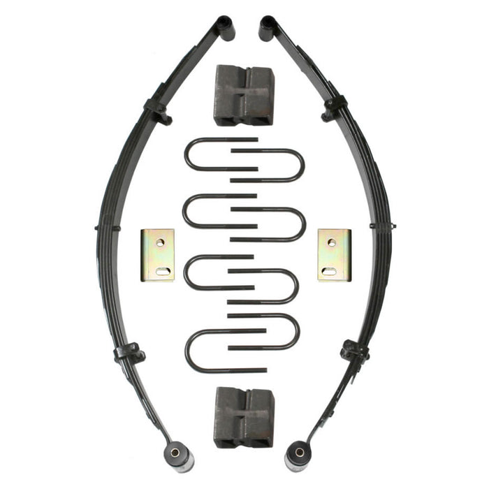 Skyjacker JP45K Lift Kit 3.5-4 Inch Lift 84-91 Jeep Grand Wagoneer Includes Front Leaf Springs Front Bushing Kit Track Bar Relocation Bracket Front/Rear U Bolt Kits Rear Block Skyjacker - Truck Part Superstore