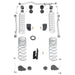 Rubicon Express JT7100E Standard Arm Lift Kit; 2.5-3.5 in. Lift; w/Shock Extension; - Truck Part Superstore