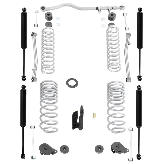 Rubicon Express JT7100T Control Arm Kit; 2.5-3.5 in. Lift; w/Twin Tube Shocks; - Truck Part Superstore