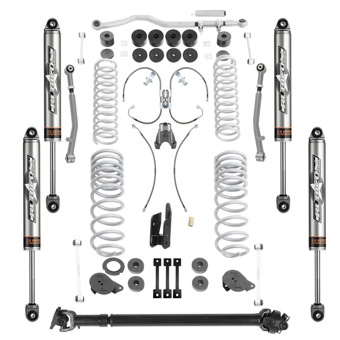 Rubicon Express JT7102NR Standard Arm Lift Kit; 4.5-5.5 in.; w/Monotube Shocks; - Truck Part Superstore
