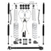 Rubicon Express JT7102T Control Arm Kit; 4.5-5.5 in. Lift; w/Twin Tube Shocks; - Truck Part Superstore