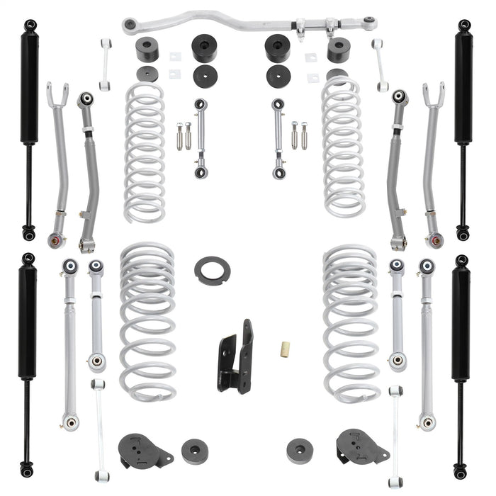 Rubicon Express JT7140T Super-Flex Suspension Lift Kit w/Shocks; 2.5-3.5 in. Lift; w/Twin Tube Shocks; - Truck Part Superstore