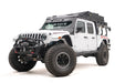 Fab Fours JTOR-02-B Overland Rack; Uncoated/Paintable; w/Overland Extension; - Truck Part Superstore