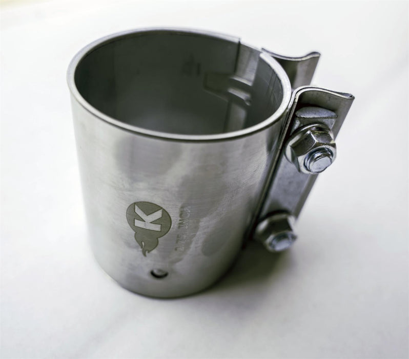 Kooks Custom Headers JI-K61006 2-3/4in. Stainless Steel 2-Bolt Band Clamp for Butt Joint Connections. - Truck Part Superstore