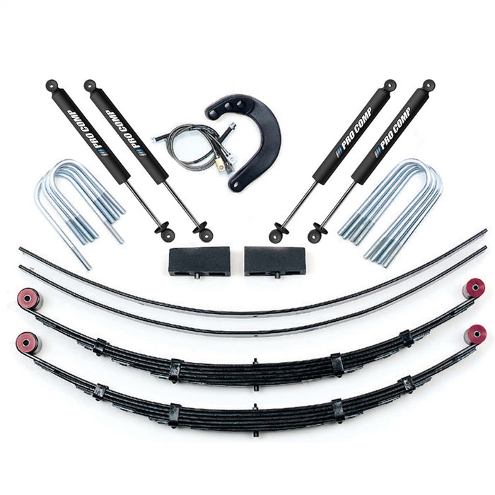 Pro Comp Suspension K1007T Stage I Lift Kit; 6 in. Lift; Front/Rear PRO-X Shocks; - Truck Part Superstore