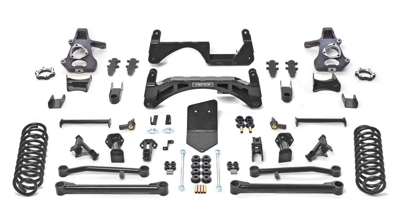 Fabtech K1078 Coil Spring Kit; Rear; For 6 in. Lift; For PN[K1078]; - Truck Part Superstore