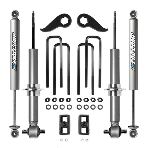 Pro Comp Suspension K1184M Lift Kit; 2 in. Lift; PRO-M Shocks; - Truck Part Superstore
