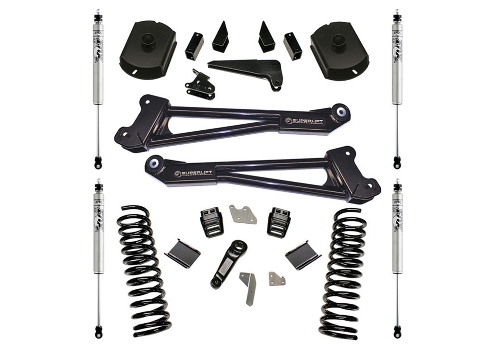 Superlift K125F 4in. Lift Kit w/FOX Shocks-14-18 Ram 2500 4WD Diesel w/Radius Arms - Truck Part Superstore