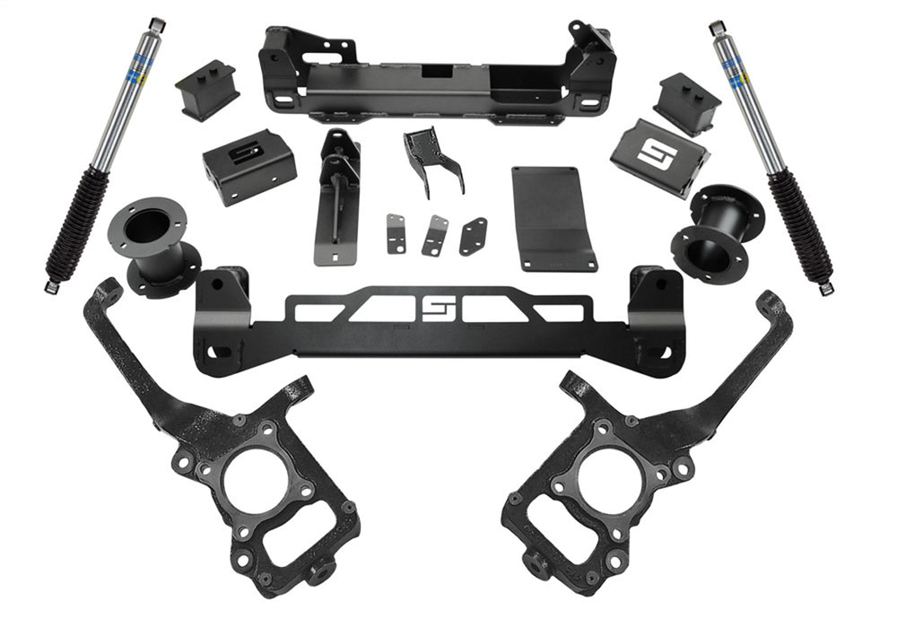Superlift K130B 6 inch Lift Kit-2021-2022 Ford F-150 4WD-with Bilstein Rear Shocks - Truck Part Superstore