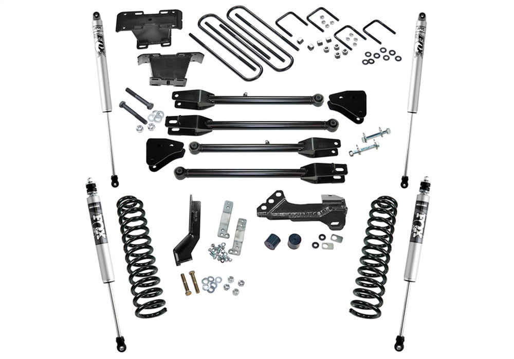 Superlift K166F 4in. Lift Kit w/FOX Shocks-17-22 F250/350 4WD Diesel w/4-Link Arms - Truck Part Superstore