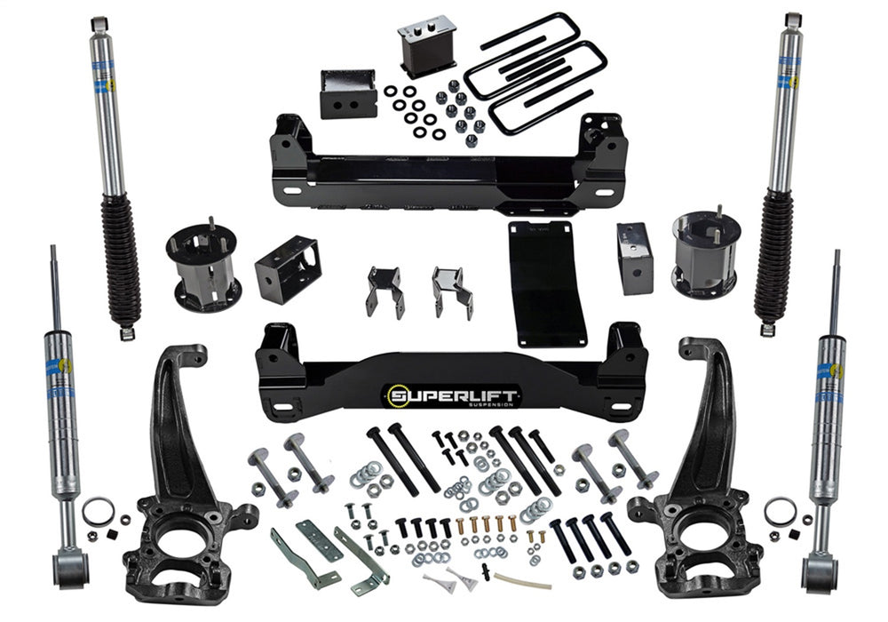 Superlift K174B 6 inch Lift Kit-2004-2008 Ford F-150 4WD-with Bilstein Rear Shocks - Truck Part Superstore