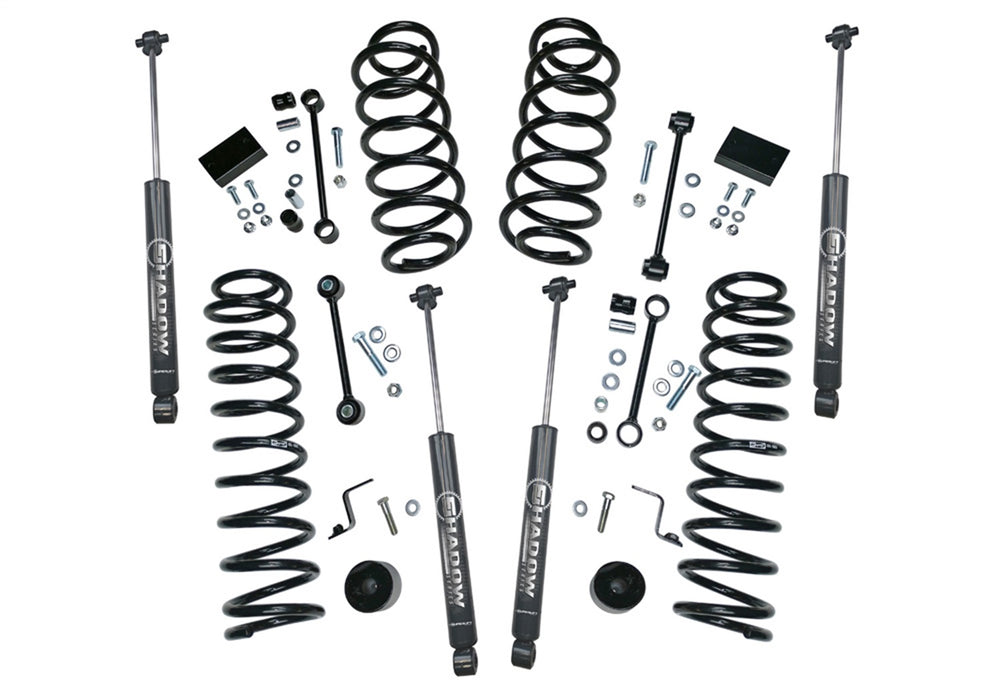 Superlift K188 2.5in. LIFT KIT-18-20 JP JL WRGLR-4 DR W/SHADOW SERIES SHOCKS - Truck Part Superstore