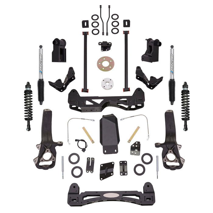 Pro Comp Suspension K2084BPX 6 Inch Lift Kit 012-14 Ram 1500 4WD Front MX2.75 Coilovers Rear Pro Runner Shock Absorber Pro Comp Suspension - Truck Part Superstore