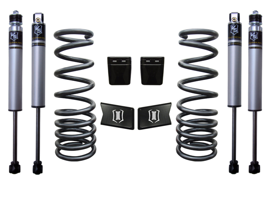 ICON Vehicle Dynamics K212501 2003-2012 RAM 2500/3500 4WD 2.5" LIFT STAGE 1 SUSPENSION SYSTEM - Truck Part Superstore