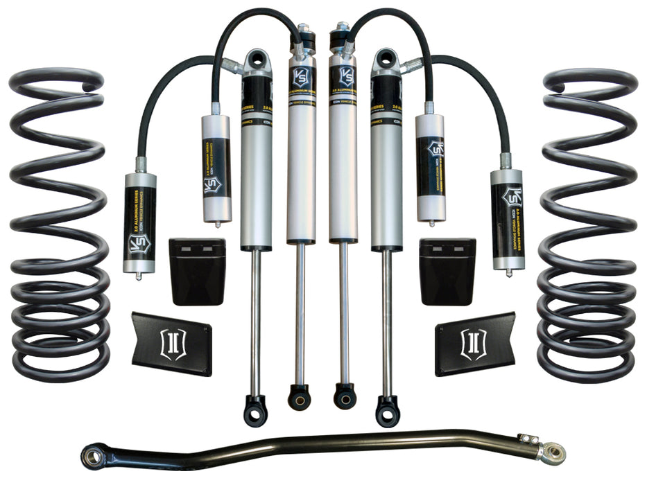 ICON Vehicle Dynamics K212502 2003-2012 RAM 2500/3500 4WD 2.5" LIFT STAGE 2 SUSPENSION SYSTEM - Truck Part Superstore