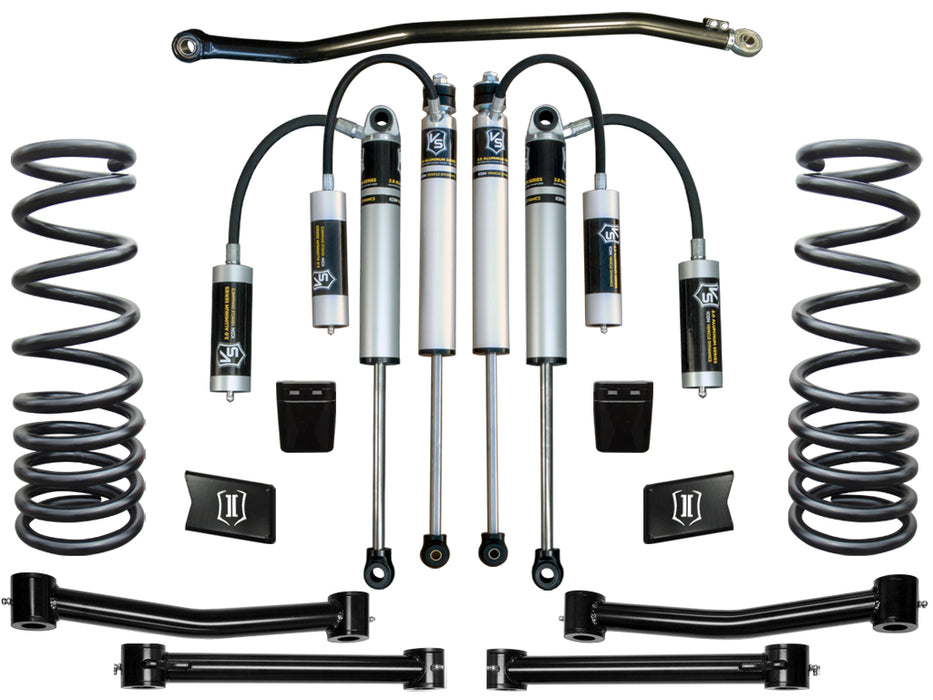 ICON Vehicle Dynamics K212503T 2003-2012 RAM 2500/3500 4WD 2.5" LIFT STAGE 3 SUSPENSION SYSTEM - Truck Part Superstore