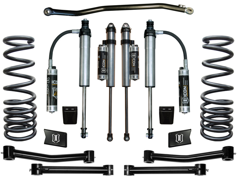 ICON Vehicle Dynamics K212505T 2003-2012 RAM 2500/3500 4WD 2.5" LIFT STAGE 4 SUSPENSION SYSTEM - Truck Part Superstore