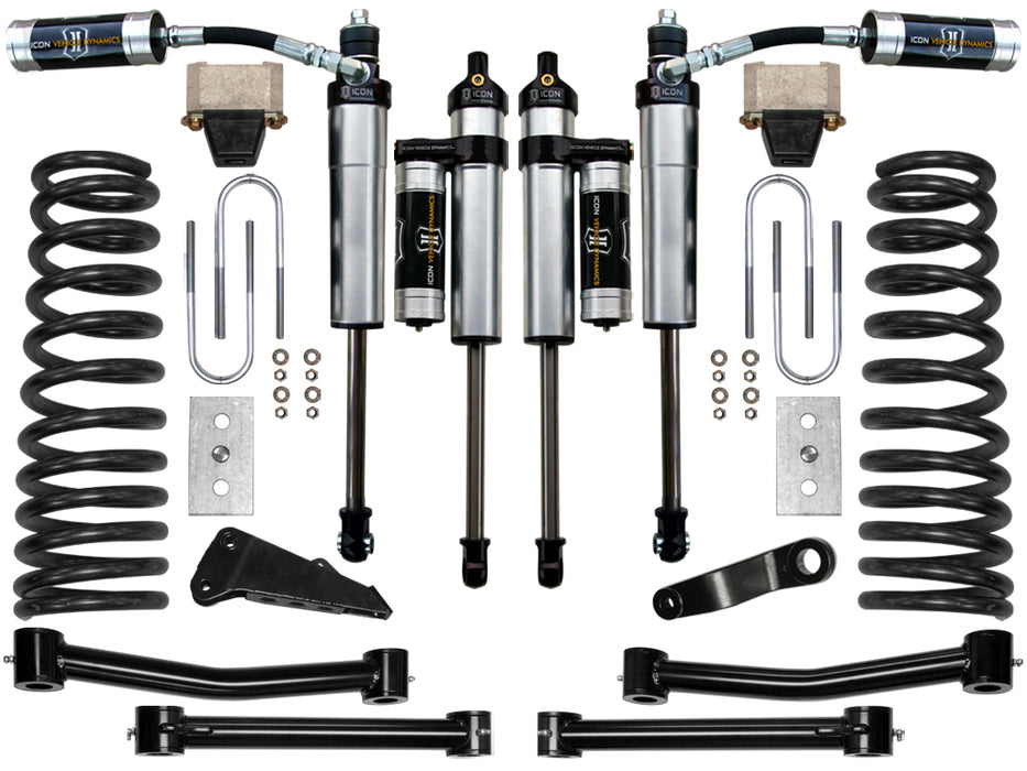 ICON Vehicle Dynamics K214502T 2003-2008 RAM 2500/3500 4WD 4.5" LIFT STAGE 3 SUSPENSION SYSTEM - Truck Part Superstore