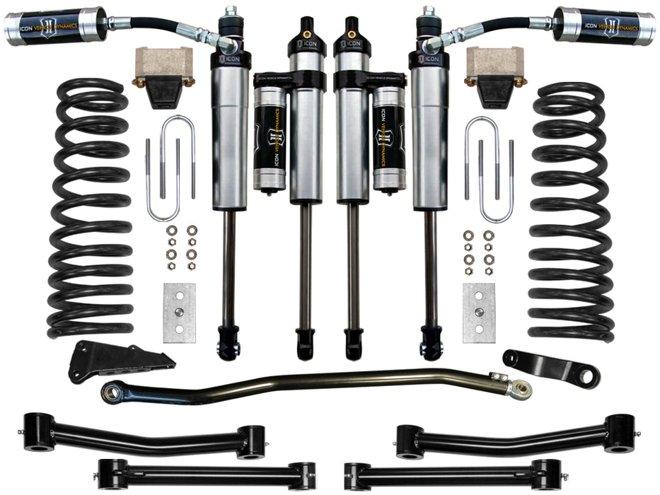 ICON Vehicle Dynamics K214503T 2003-2008 RAM 2500/3500 4WD 4.5" LIFT STAGE 4 SUSPENSION SYSTEM - Truck Part Superstore