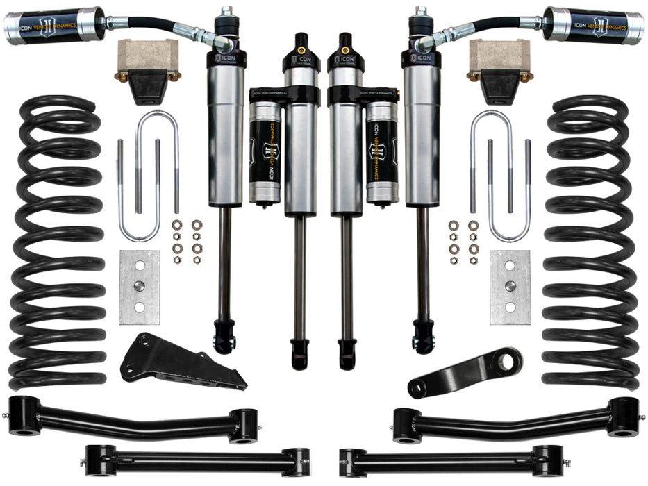 ICON Vehicle Dynamics K214552T 2009-2012 RAM 2500/3500 4.5" LIFT STAGE 3 SUSPENSION SYSTEM - Truck Part Superstore
