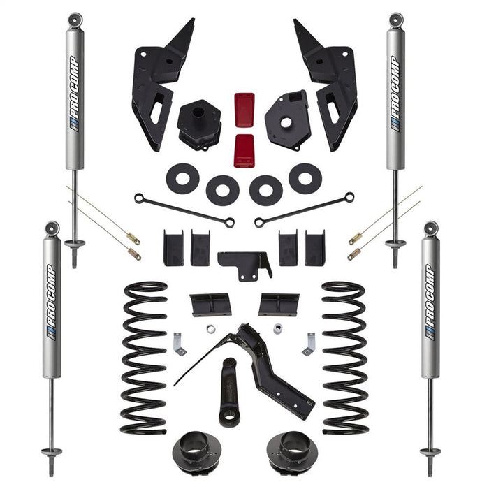 Pro Comp Suspension K2197M Stage I Lift Kit; 6 in. Lift; PRO-M Shocks; For Gas Engine Models; - Truck Part Superstore