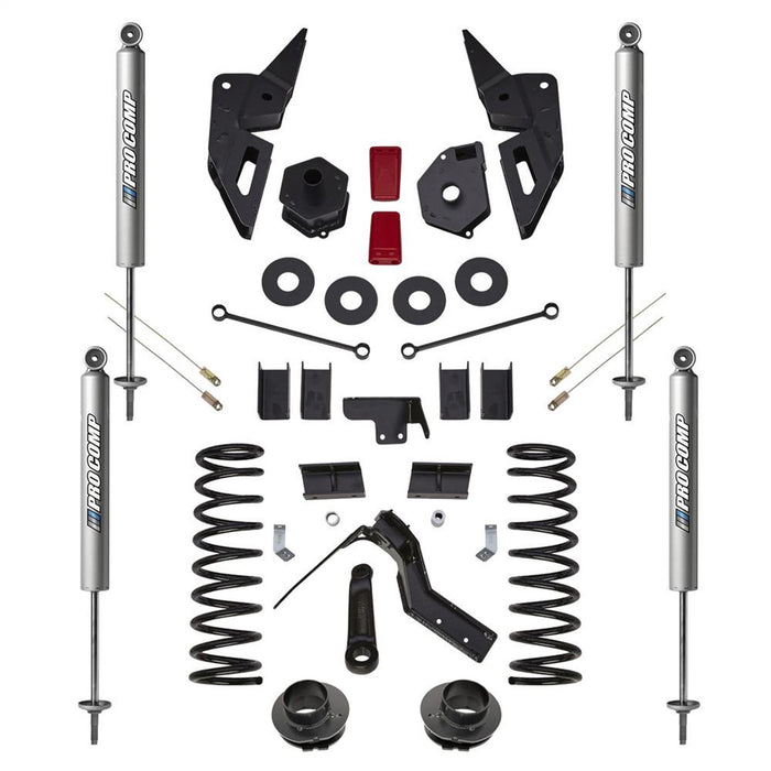 Pro Comp Suspension K2198M Stage I Lift Kit; 6 in. Lift; PRO-M Shocks; For Diesel Engine Models; - Truck Part Superstore