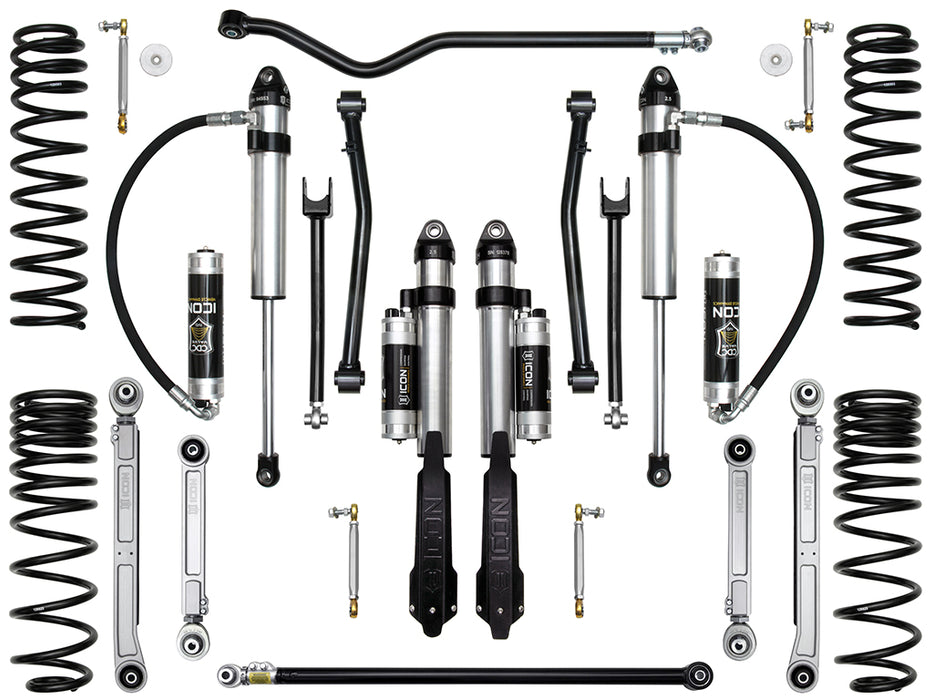 ICON Vehicle Dynamics K22108 2020-UP JEEP GLADIATOR JT 2.5" STAGE 8 SUSPENSION SYSTEM WITH BILLET LINKS - Truck Part Superstore
