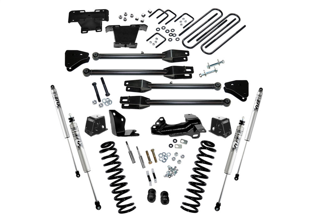 Superlift K230F 4in. Lift Kit w/FOX Shocks-05-07 F250/350 4WD Diesel w/4-Link Arms - Truck Part Superstore