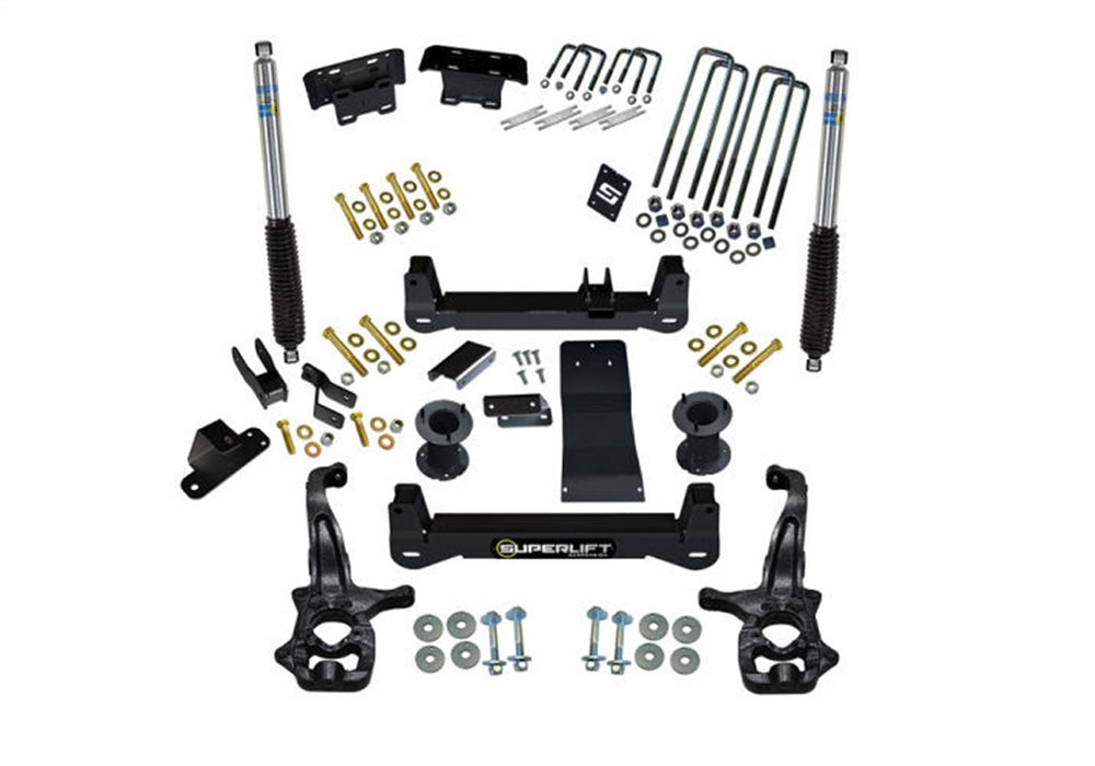 Superlift K299B 4in. Lift Kit-19 (New Body)-22 Silv/Sierra 1500 4WDw/Blstn Shks-Trailboss/AT4 - Truck Part Superstore