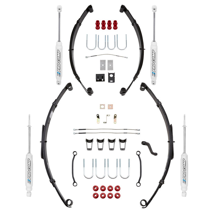 Pro Comp Suspension K3062B 4 Inch Lift Kit with ES3000 Shocks 87-95 Jeep YJ Wrangler Pro Comp Suspension - Truck Part Superstore