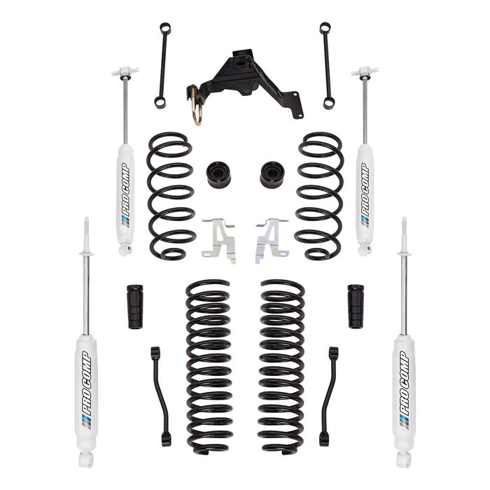 Pro Comp Suspension K3089B 4 Inch Stage I Lift Kit with ES9000 Shocks 07-14 JK Wrangler Non-Rubicon 4WD 07-14 JK Wrangler, Rubicon and Unlimited Pro Comp Suspension - Truck Part Superstore