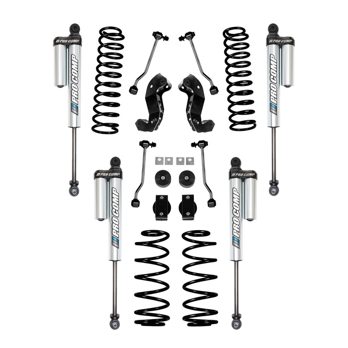 Pro Comp Suspension K3111BXP Lift Kit; Pro Comp JL 2.5 in.; Short Arm; w/2.5 Piggyback Reservoir Shocks; - Truck Part Superstore