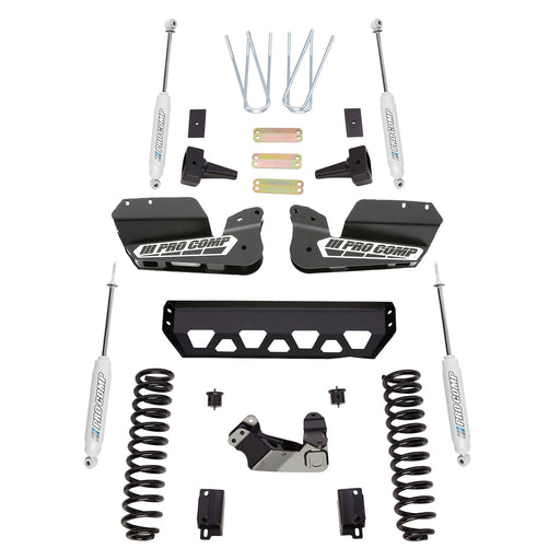 Pro Comp Suspension K4201B Stage I Lift Kit; 4 in. Lift; Front And Rear ES9000 Shocks; - Truck Part Superstore