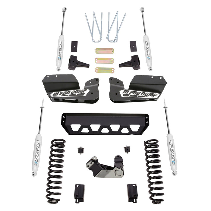Pro Comp Suspension K4201B Stage I Lift Kit; 4 in. Lift; Front And Rear ES9000 Shocks; - Truck Part Superstore