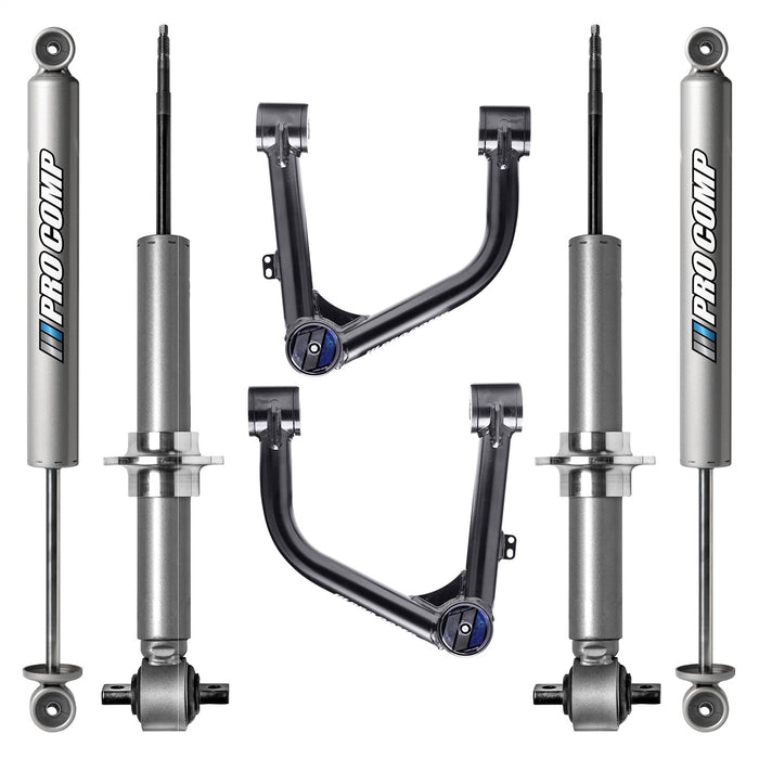 Pro Comp Suspension K4237MSU Lift Kit; 2.5 in. Lift; w/PRO-M Shocks And Upper Control Arms; - Truck Part Superstore