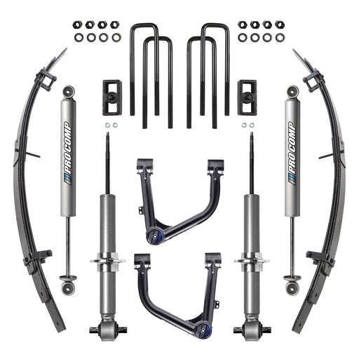 Pro Comp Suspension K5100MSUL Lift Kit; 2.5 in. Lift; w/PRO-M Shocks; Rear Add-a-leafs And Upper Control Arms; - Truck Part Superstore