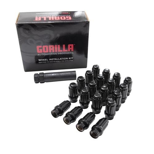 Gorilla Automotive K5CES-12150BGR 5LUG 12-1.50 ET SPLINE WIK PASS BLK - Truck Part Superstore