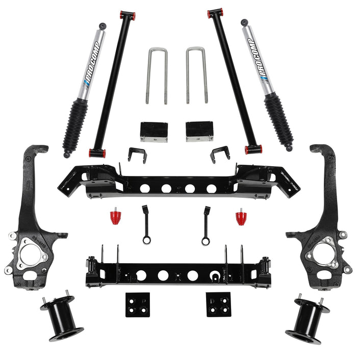 Pro Comp Suspension K6006BP Lift Kit; 6 in. Lift; Front Strut Spacer And Rear Pro-Runner Shocks; - Truck Part Superstore