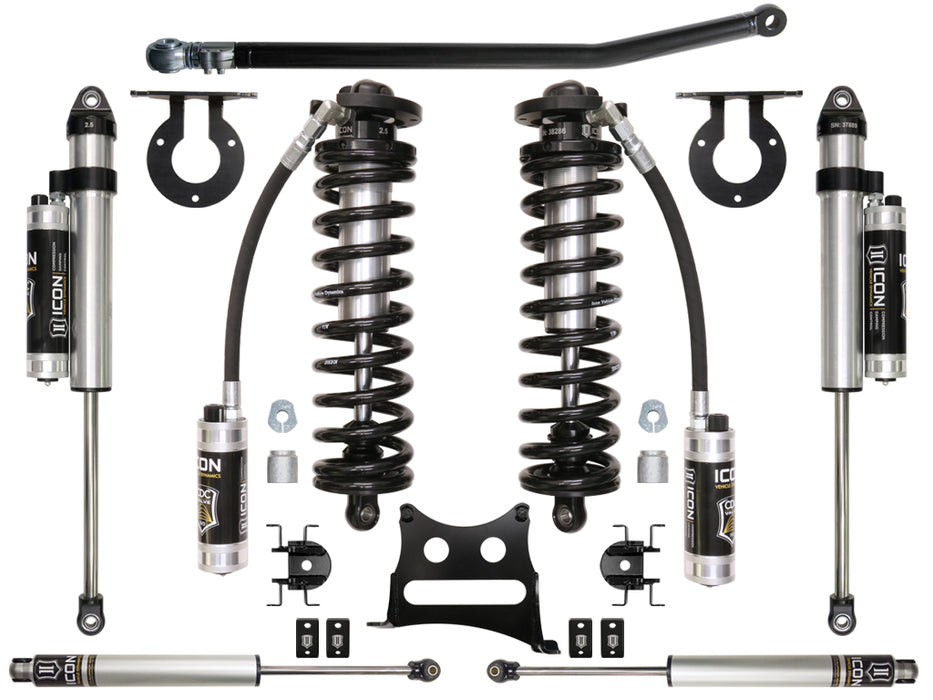 ICON Vehicle Dynamics K63104 2005-2016 FORD F-250/F-350 2.5-3" LIFT STAGE 4 COILOVER CONVERSION SYSTEM - Truck Part Superstore