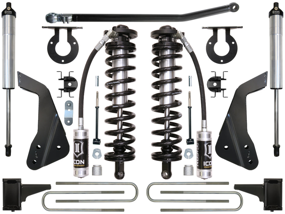 ICON Vehicle Dynamics K63112 2005-2007 FORD F-250/F-350 4-5.5" LIFT STAGE 2 COILOVER CONVERSION SYSTEM - Truck Part Superstore