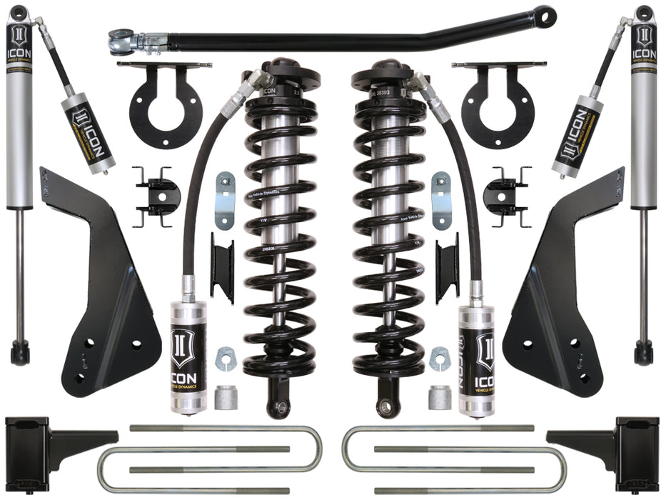 ICON Vehicle Dynamics K63121 2008-2010 FORD F-250/F-350 4-5.5" LIFT STAGE 1 COILOVER CONVERSION SYSTEM - Truck Part Superstore