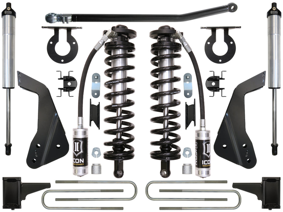 ICON Vehicle Dynamics K63122 2008-2010 FORD F-250/F-350 4-5.5" LIFT STAGE 2 COILOVER CONVERSION SYSTEM - Truck Part Superstore