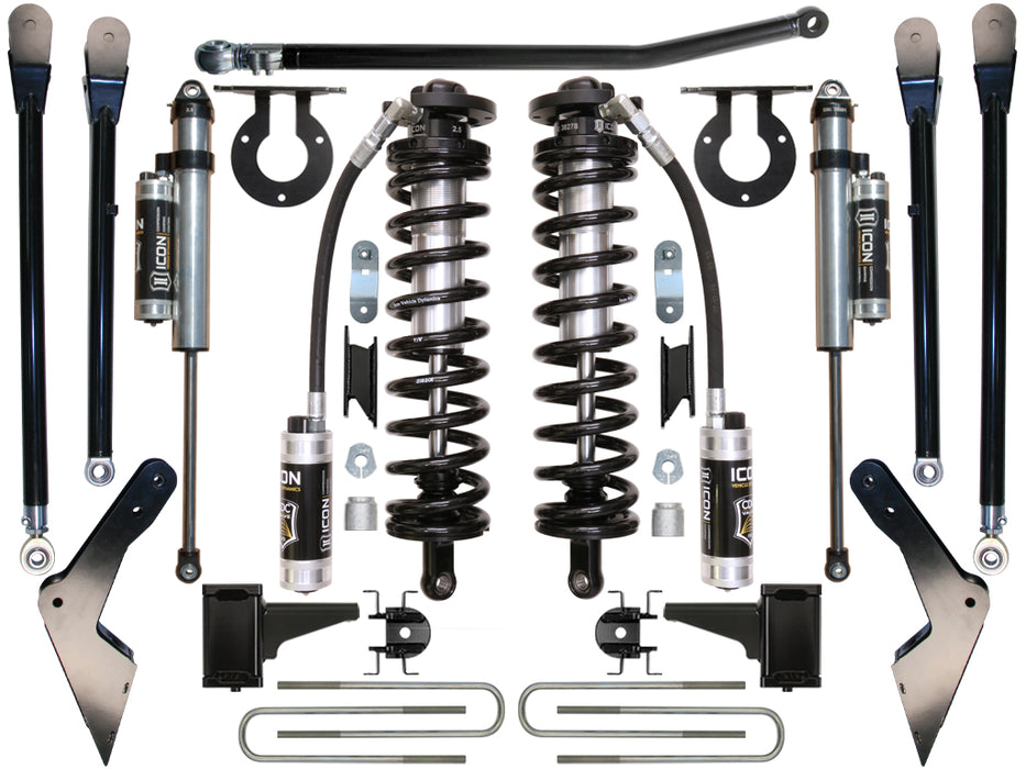 ICON Vehicle Dynamics K63124 2008-2010 FORD F-250/F-350 4-5.5" LIFT STAGE 4 COILOVER CONVERSION SYSTEM - Truck Part Superstore
