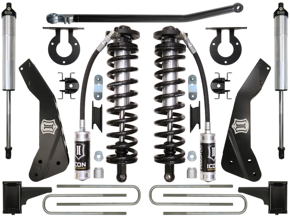 ICON Vehicle Dynamics K63132 2011-2016 FORD F-250/F-350 4-5.5" LIFT STAGE 2 COILOVER CONVERSION SYSTEM - Truck Part Superstore