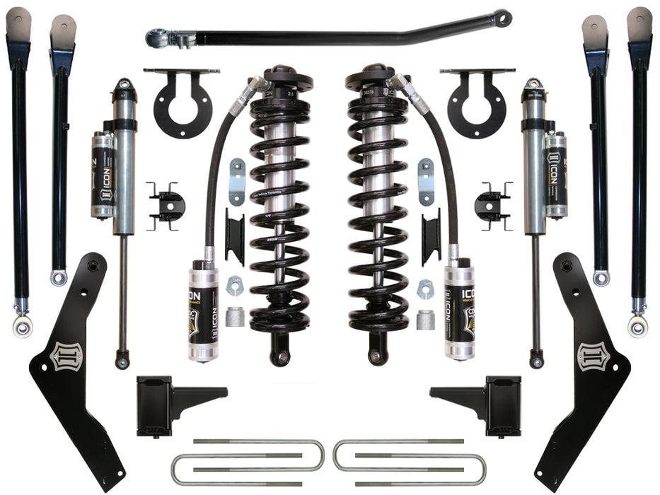 ICON Vehicle Dynamics K63134 2011-2016 FORD F-250/F-350 4-5.5" LIFT STAGE 4 COILOVER CONVERSION SYSTEM - Truck Part Superstore