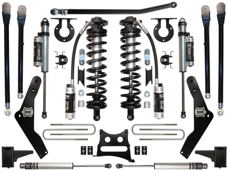 ICON Vehicle Dynamics K63135 2011-2016 FORD F-250/F-350 4-5.5" LIFT STAGE 5 COILOVER CONVERSION SYSTEM - Truck Part Superstore