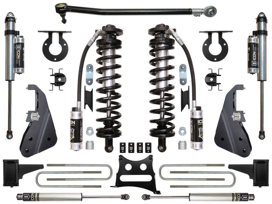 ICON Vehicle Dynamics K63154 2017-2022 FORD F-250/F-350 4-5.5" LIFT STAGE 4 COILOVER CONVERSION SYSTEM - Truck Part Superstore