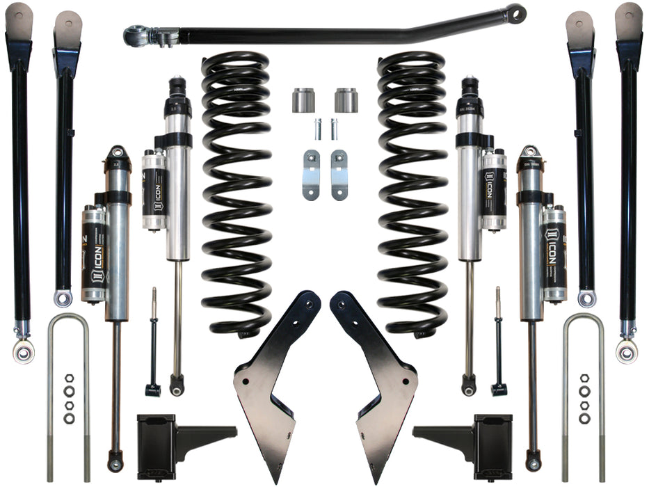 ICON Vehicle Dynamics K64503 2005-2007 FORD F250/F350 4.5" LIFT STAGE 4 SUSPENSION SYSTEM - Truck Part Superstore